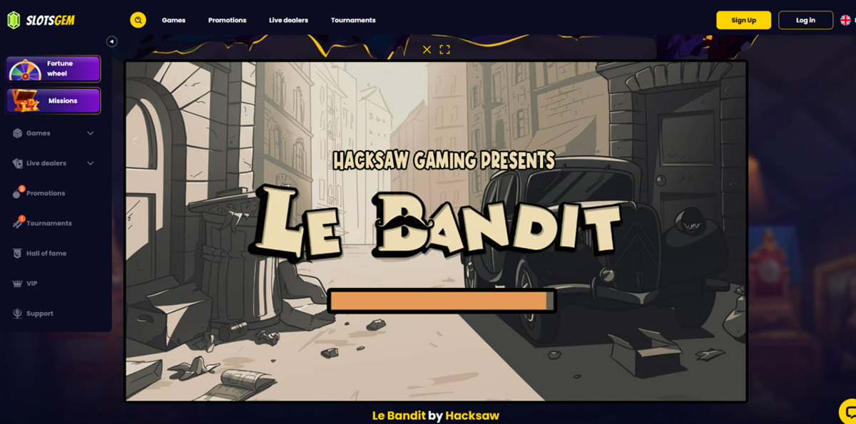 How to play Le Bandit at SlotsGem slot guide