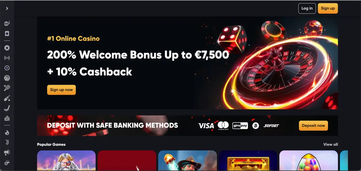 Instant Casino visual