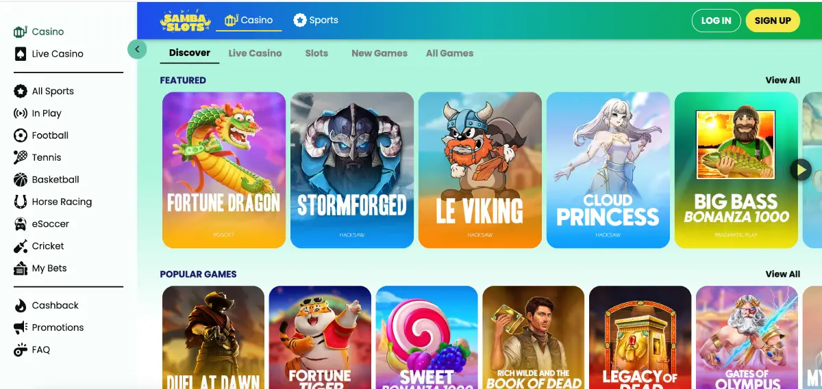 Demo version of Le Bandit at Samba Slots with free play