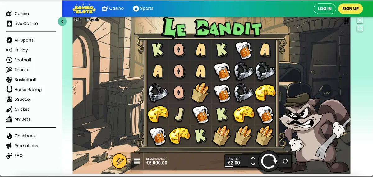 Samba Slots Casino visual